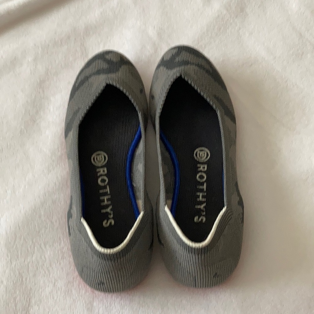 Rothy’s camo round toe flats